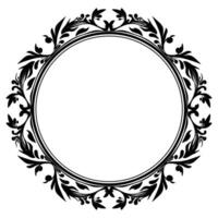 Free Vintage Decorative Ornamental Circle frame vector, Round vector ornamental Frame