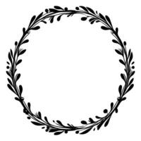 Free Vintage Decorative Ornamental Circle frame vector, Round vector ornamental Frame