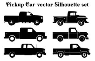 Car Vector Silhouettes Bundle, Set of Car vector silhouette Clipart
