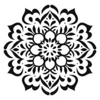 Black and white abstract circular pattern mandala, Mandala Line Drawing Design, Colorful Ornamental luxury mandala pattern vector