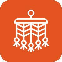 Macrame Vector Icon Design Illustration