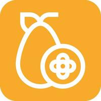 Kumquat Vector Icon Design Illustration