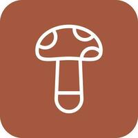 Mushroom Vector Icon Design Illustration