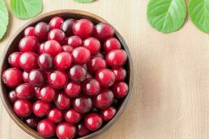 Cranberry. background. AI Generative Pro Photo