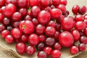 Cranberry. background. AI Generative Pro Photo