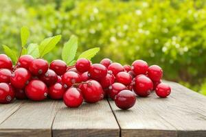 Cranberry. background. AI Generative Pro Photo