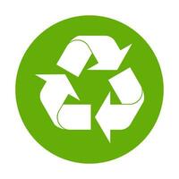 Recycle vector icon recycling garbage symbol environment for graphic design, logo, web site, social media, mobile app, ui illustration