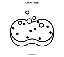 Sponge icon, Vector illustration