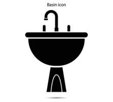 Basin icon, Vector illustration