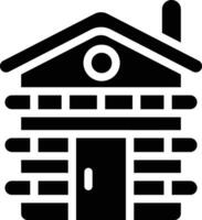 Cabin Vector Icon Design Illustration