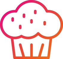 Muffin Vector Icon Design Illustration