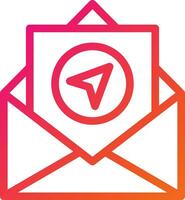 Send Mail Vector Icon Design Illustration