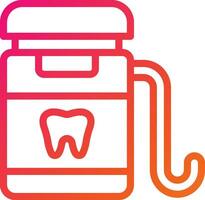 Dental Floss Vector Icon Design Illustration