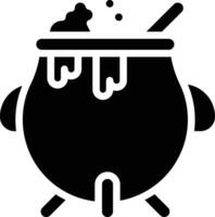 Cauldron Vector Icon Design Illustration