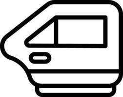 Car door Vector Icon Design Illustration