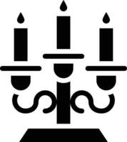 Candlestick Vector Icon Design Illustration