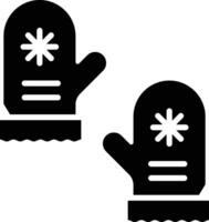 Mitten Vector Icon Design Illustration