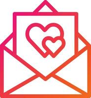 Love Letter Vector Icon Design Illustration