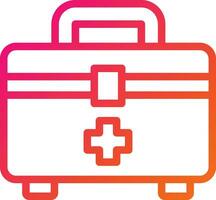 Emergency Kit Vector Icon Design Illustration