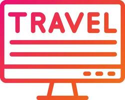 Travel Vector Icon Design Illustration