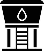 Water Tower Vector Icon Design Illustration