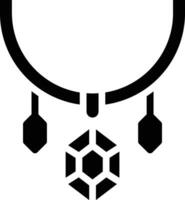 Necklace Vector Icon Design Illustration