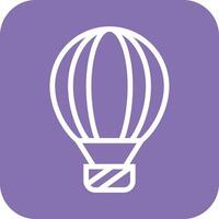 Hot air balloon Vector Icon Design Illustration