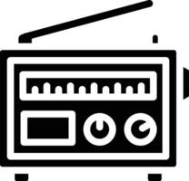 ilustración de diseño de icono de vector de radio