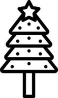 Christmas tree Vector Icon Design Illustration