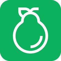 Pear Vector Icon Design Illustration