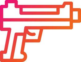 Pistol Vector Icon Design Illustration