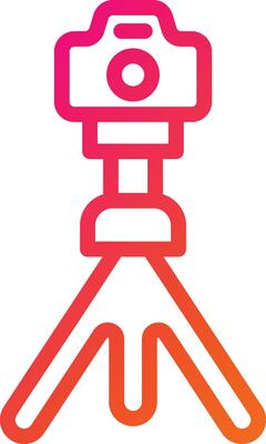Tripod stand Vector Icon Design Illustration