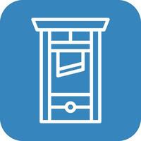 Guillotine Vector Icon Design Illustration