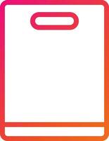 Cutting Board Vector Icon Design Illustration