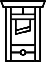 Guillotine Vector Icon Design Illustration