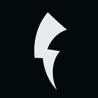 flash thunder power icon - icon with thunder bolt vector