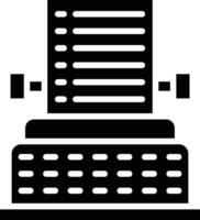 Typewriter Vector Icon Design Illustration