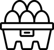 Egg Carton Vector Icon Design Illustration