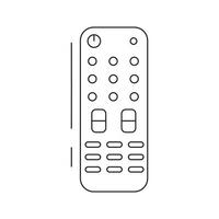 vector ilustración de un televisión remoto control.