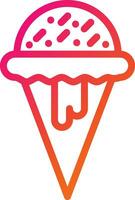 Ice cream Vector Icon Design Illustration