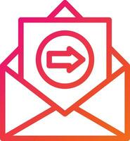 Send Mail Vector Icon Design Illustration