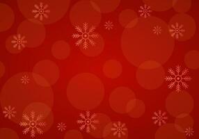 vector red Christmas background with snowflake decoration