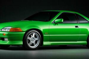 Sport car Honda Prelude JDM. AI Generative Pro Photo