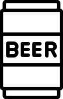 Beer Can Vector Icon Design Illustration