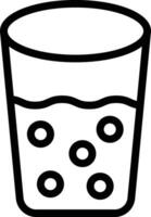 Shot Glass Vector Icon Design Illustration