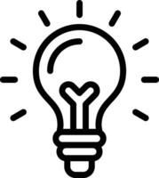 Light bulb Vector Icon Design Illustration