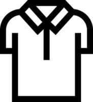 ilustración de diseño de icono de vector de camisa