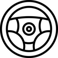 Steering wheel Vector Icon Design Illustration