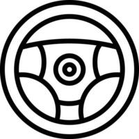 Steering wheel Vector Icon Design Illustration