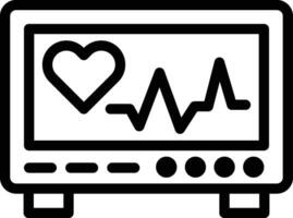 Cardiogram Vector Icon Design Illustration